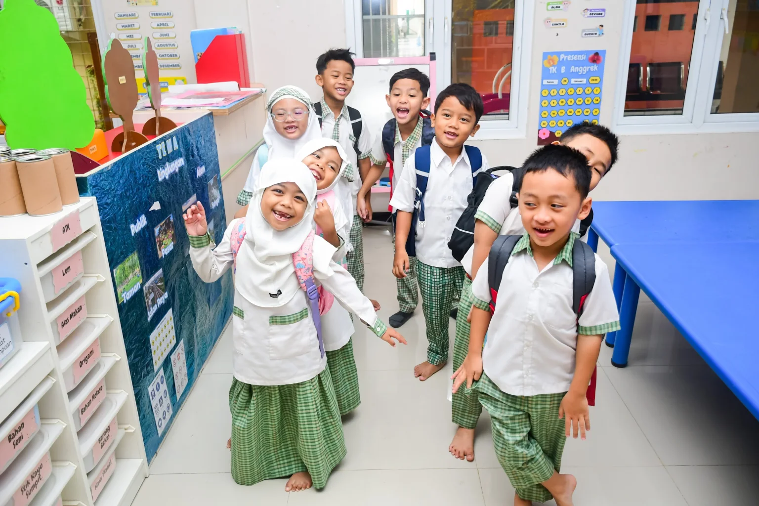Kegiatan anak pada level RA Khusnul Khatimah